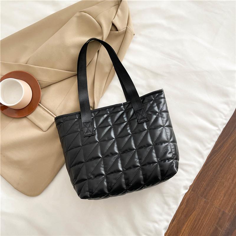 

Женская сумка-тоут из хлопка, одежда высокого класса, сумка через плечо, коричневая, новая модная сумка чёрный