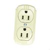 Wall Outlet 15A/125V Durable, Residential Grade, Lightweight, Self Grounding Standard 3 Prong