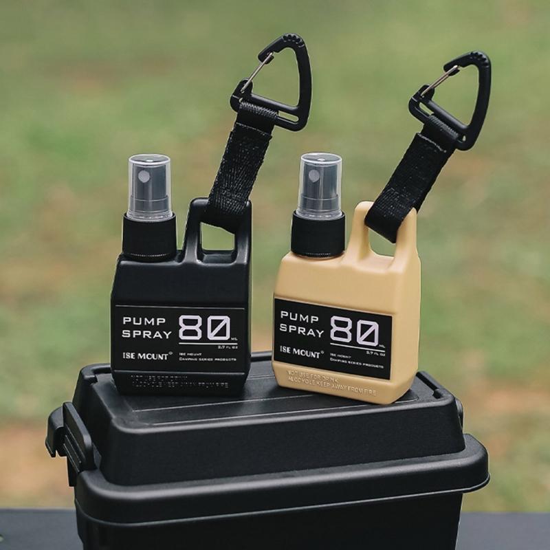 80ml Camping Portable Pump Perfumes Refillable Spray Bottle Empty Cosmetic Containers Atomizer Bottle for Outdoor Travel