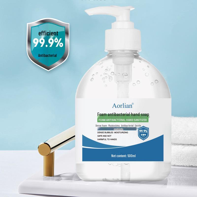 Antibacterial Foaming Hand Soap 500ml - Gentle, Moisturizing, Ideal for Home, Office, Hotel Cleaning 500ml