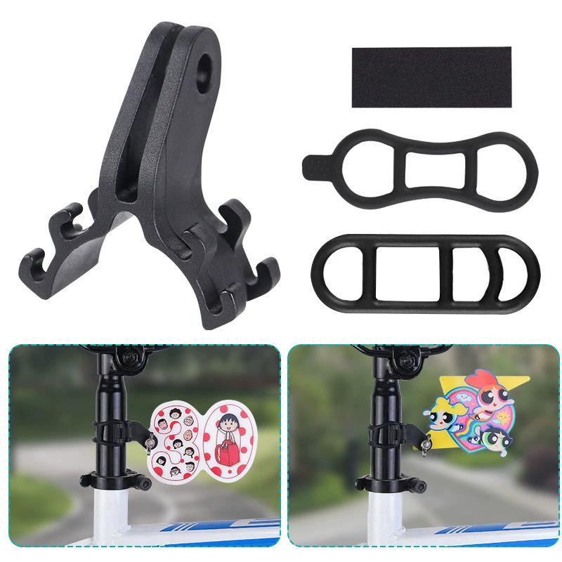 Bike Light Torch Holder Flashlight Bracket Bike License Plate Bracket Bike Parts Adjusteable For Road Bike Racing Bike Mount