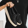 Small leather shoes men's platform British style ins retro Korean version casual board shoes Doudou shoes lazy one pedal loafers