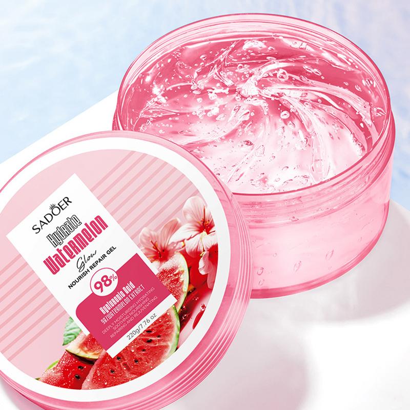 

SADOER Watermelon Aloe Vera Gel Creams Moisturizing Anti-aging Whitening Nicotinamide Face Cream Facial Skin Care Products