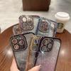 iPhone 16/17 Pro Max Glitter Rhinestone Gradient Protective Case - Full Coverage