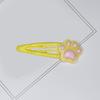 1pc/6PCS New Year Cat Paw Hair Clip for Girls Cute Cat Paw Shape Hair Barrettes Ponytail Bangs Hair Clip for Teens Girls