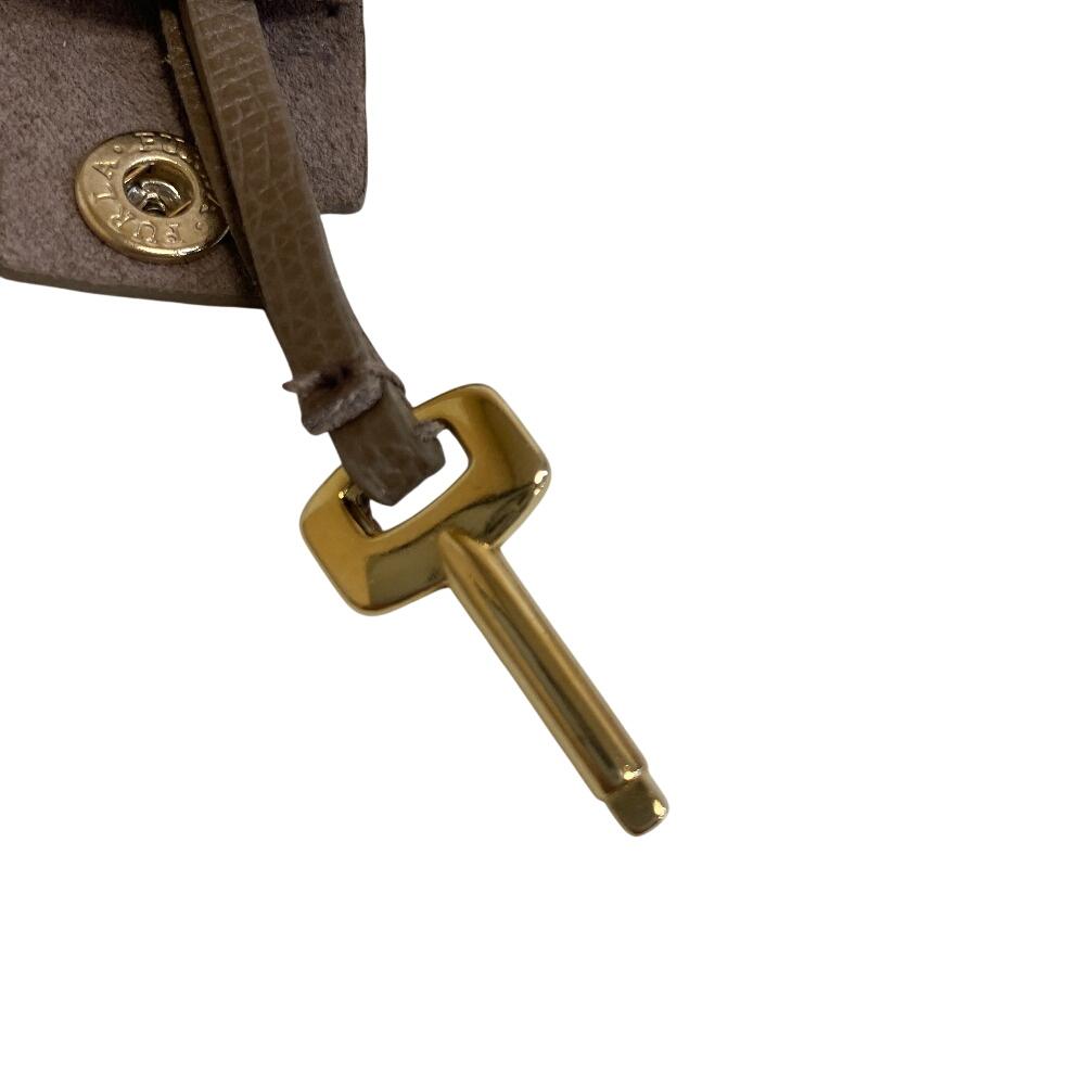 Furla Leather Metropolis Shoulder Bag Beige Leather Women Used