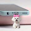 Type C USB Port Dust Plug with 2D Acrylic Pendant Charm Mobile Dust Plug Charm Phone Accessories for Phone Decorations