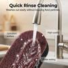 5pcs Non-Scratch Dish Sponges Kitchen Scrubber & Stain Remover Heavy Duty Sponge for Pots Pans Sink Cookware Home Bathroom Clean