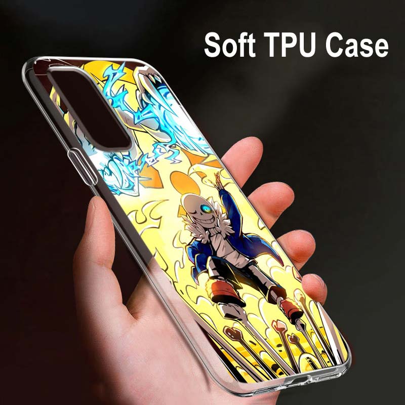 

Undertale Papyrus для OPPO Reno7 SE 6 5 ZF 4G 5G Find X2 X3 Neo Lite Pro Plus прозрачный мягкий чехол для телефона OPPO Find X2 Neo