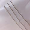 1meter 3-8mm Black Imitation Pearl Beaded Chain DIY Copper Necklace Chains Accessories for Jewelry Making Components Handmade