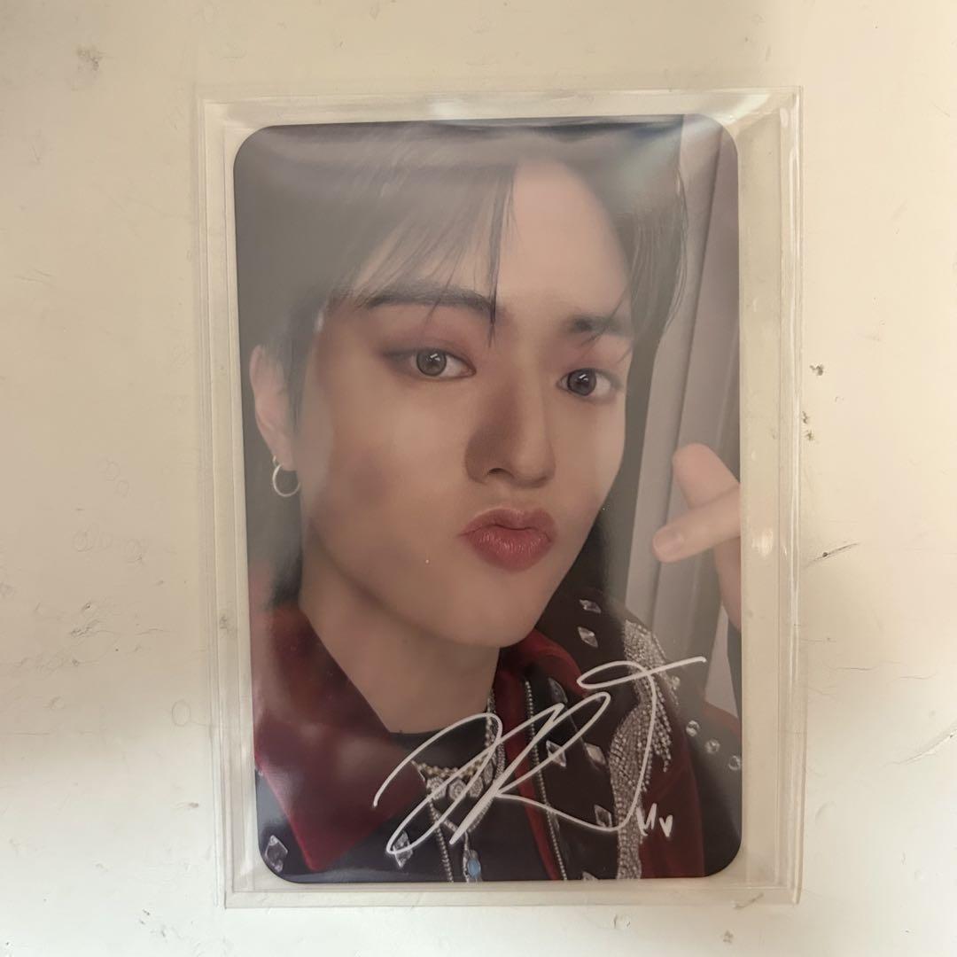 

[USED] TREASURE Haruto Release Event Bonus Trading Card Signed