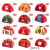 24PCS Assorted Candy Christmas Candy Boxes Sweater Shape Cookie Paper Boxes  Christmas Celebration