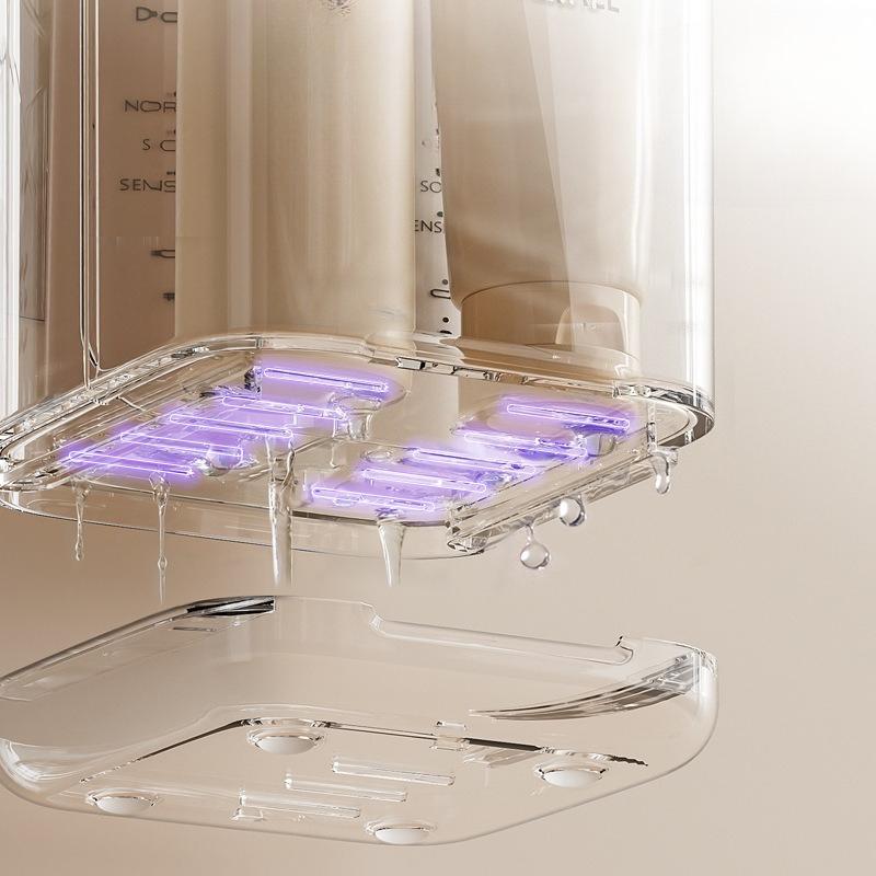 Wall-mounted Toothbrush Rack, No Need for Drilling, Bathroom Comb and Toothpaste Storage Wonder, Electric Toothbrush Rack