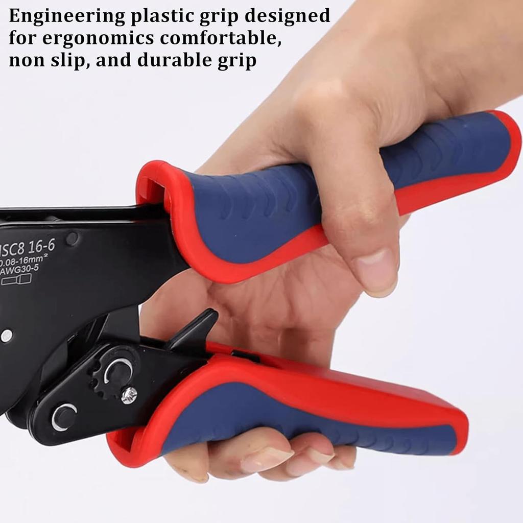Crimping Pliers 0.08-16 Mm², 30-5AWG Crimping Pliers 16 Mm2 Wire End Ferrules Pliers 10 Mm2 Crimp Pliers, Crimping Pliers Wire End Ferrules