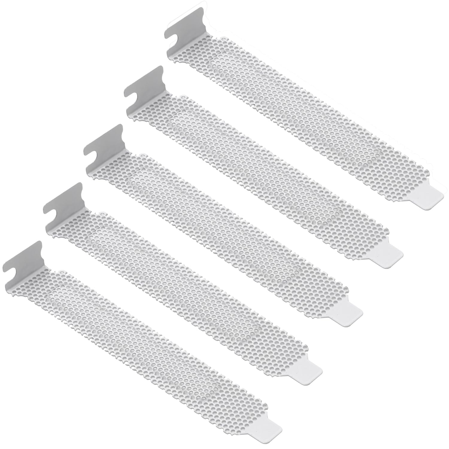 

Audiophile PCI Slot Cover Mesh Type No Screws White Set of 5