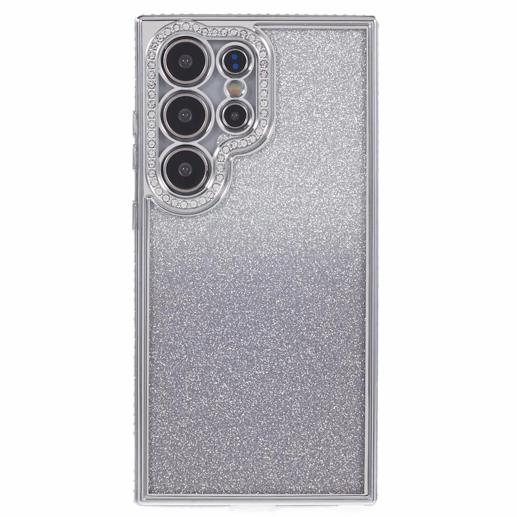For Samsung Galaxy S23 Ultra Case Gradient Glitter Bling Anti-Scratch TPU Phone Cover