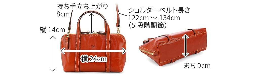 Albero Genuine Leather Wallet Women's Pochette, Orange, AL-3925-40