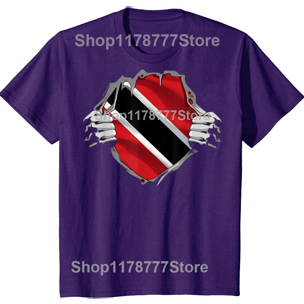 

Funny Trinidad Flag Trinidadian T Shirts Cotton Streetwear Birthday Gifts Mens Clothing Fashion Casual Loose Oversized T Shirt 4XL