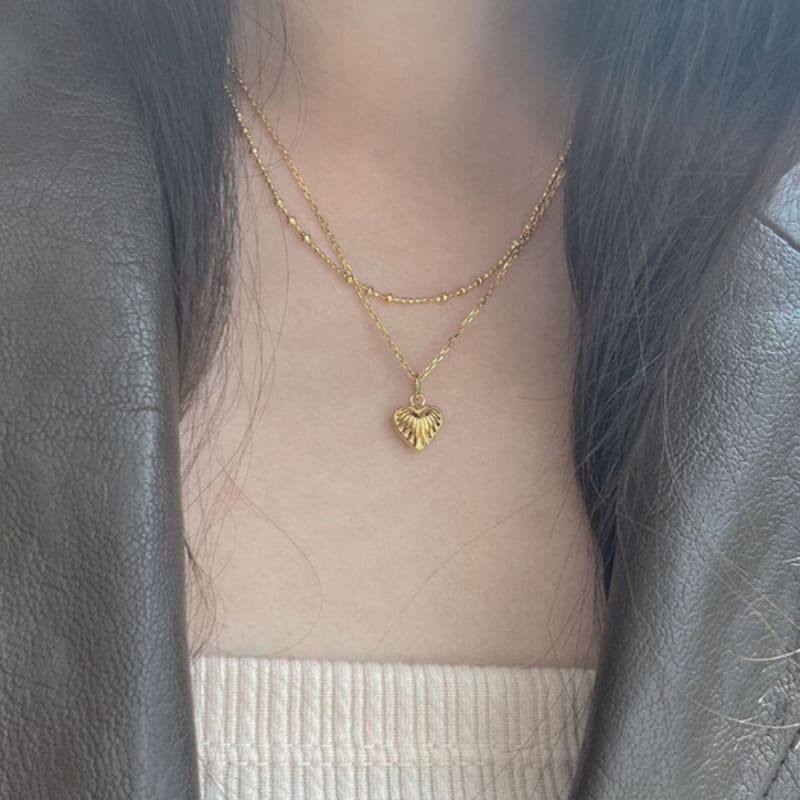 Youngglow Silver925 Ball Chain Necklace (2color)