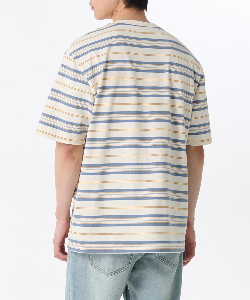 Musinsa Standard Multi-Stripe Relaxed T-Shirt 3 [Ecru]