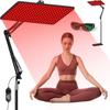 50W LED Red Light Therapy Lamp with Infrared, Timer & Dimming, Floor Standing for Skin Beauty