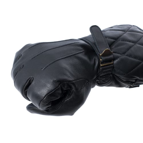 KOMINE Cycling Bike Unisex Adult EK-218 Neo Retro Electric Heat Gloves Black L