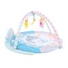 Baby Gym Mat Multifunctional Early Education Light Round Music Piano Playmat for Toddlers