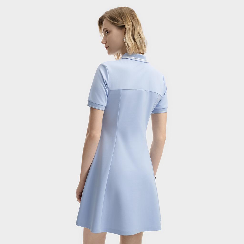 New FILA Short Sleeved Dress Women's Brunson Blue F11W523310F-LB