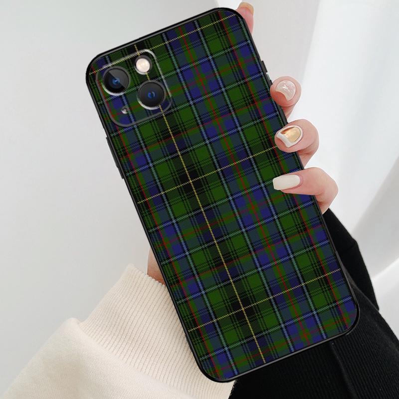 Clan Stewart Tartan Muster Handyhülle Für iPhone 17 Pro Max 15 14 13 11 12 16 Pro Max mini 15 16 Plus 16e 17 Air Cover