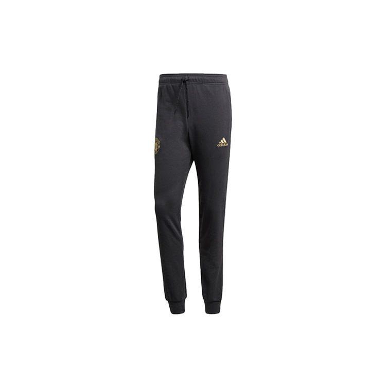 adidas Manchester United Sports Pants Men's Carbon Black Moderate FH8548