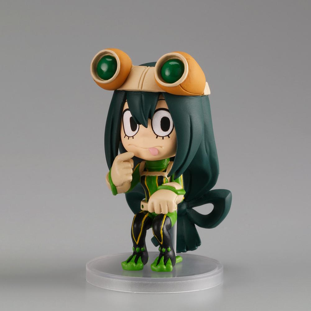 Anime MHA Figures Asui Tsuyu Uraraka Ochako Figure No Hero Figurine Bakugo Katsuki Midoriya Izuku Action Figure Doll Playthings Gifts
