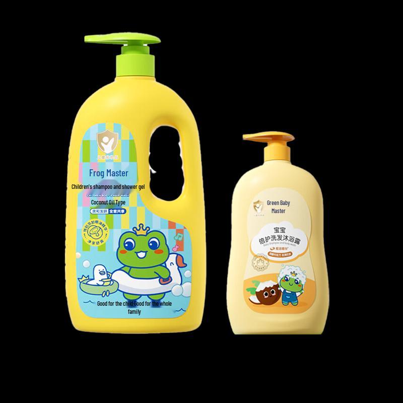 Frog Prince Baby 2-in-1 Coconut Oil Shampoo & Shower Gel Set