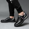 2025 new men's trendy shoes leather sports shoes outdoor white shoes versatile cowhide men's casual shoes