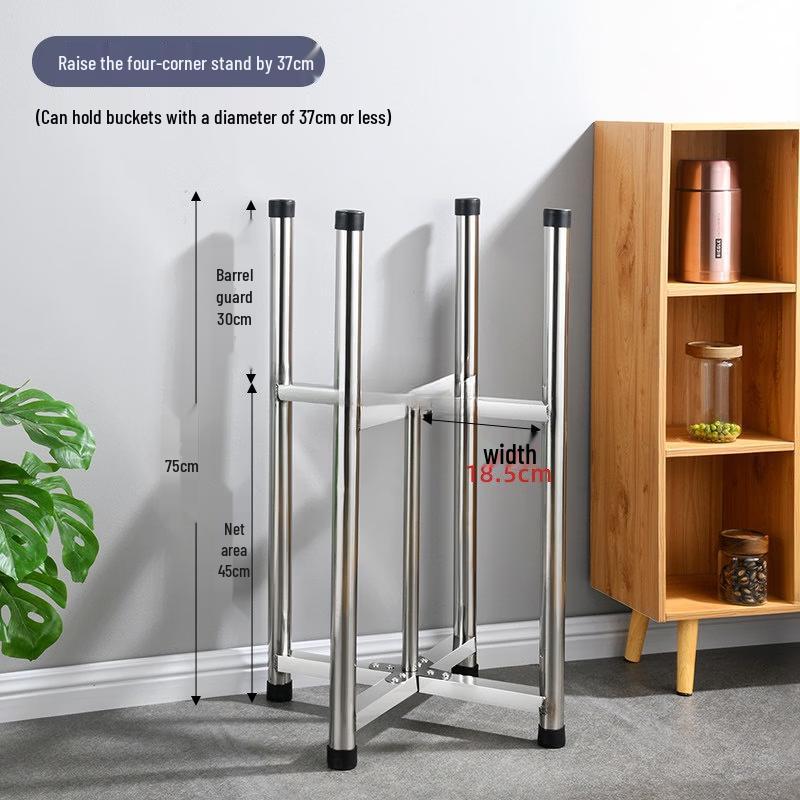 304 Stainless Steel 75cm Kitchen Pot/Bucket Stand