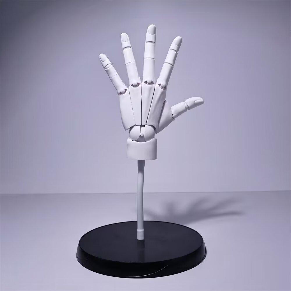 Highly Articulated 1/1 Scale Hand Model, Left & Right Hands, Jointed Anatomical Sculpture for Art Drawing Reference Anime Figure