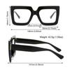 Colorful Ladies Optical Glasses Frame Oversized Computer Eyewear Female Eyeglasses  for Women