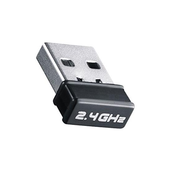 Sanwa Supply Wireless Keyboard with Mouse, Black, SKB-WL25SETBK