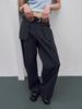 Leibeu Lace-Up Layered Wide Pants Vw5Ml472_2Color