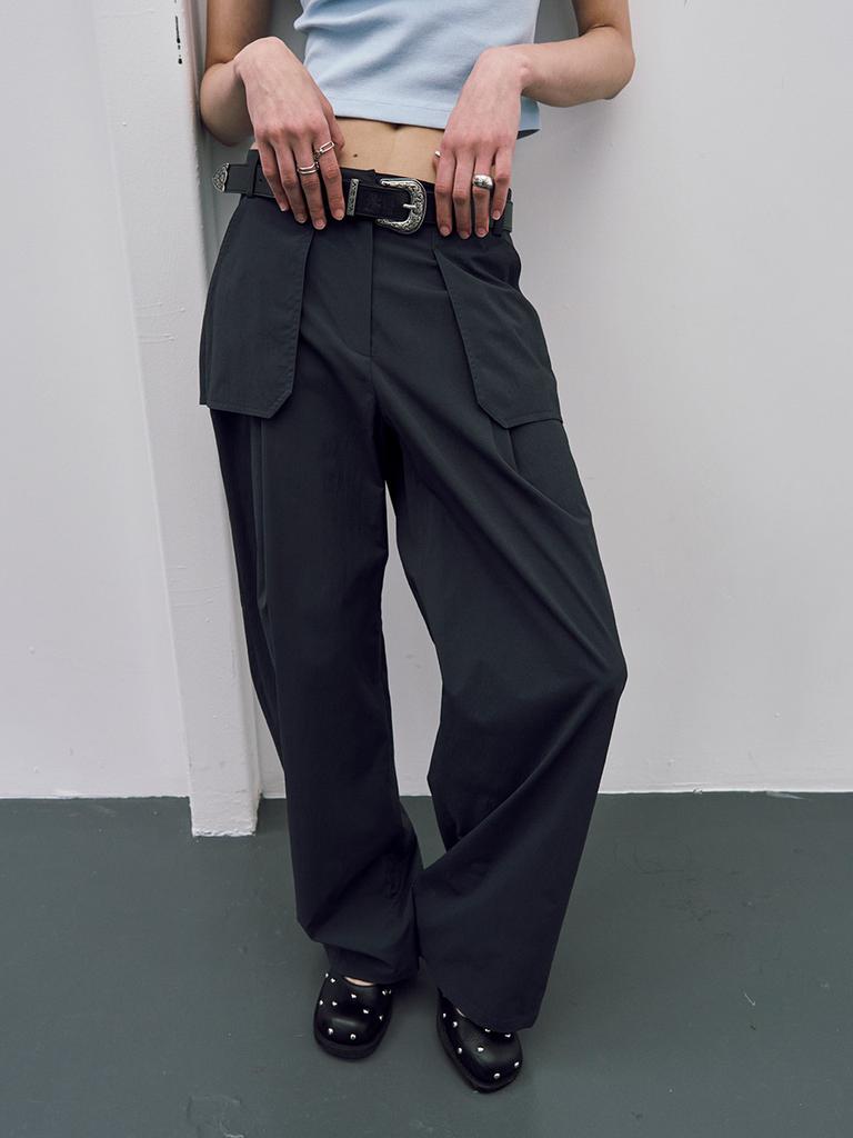 Leibeu Lace-Up Layered Wide Pants Vw5Ml472_2Color