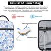Watercolor Evil Eye Nazar Painting Insulated Lunch Bag for Women Kids Portable Food Boxes Thermal Lunch Box Tote