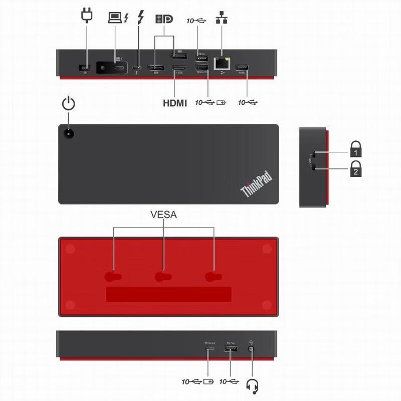 Lenovo ThinkPad Type-C Thunderbolt 4 Docking Station
