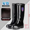 Kitchen High Tube Thickened Chef Rubber Shoes Non-slip Rain Boots Waterproof and Oil-proof Kitchen Shoes Beef Tendon Sole Men's Long Tube Water Shoes