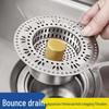 Stainless Steel Kitchen Sink Pop-Up Strainer and Stopper