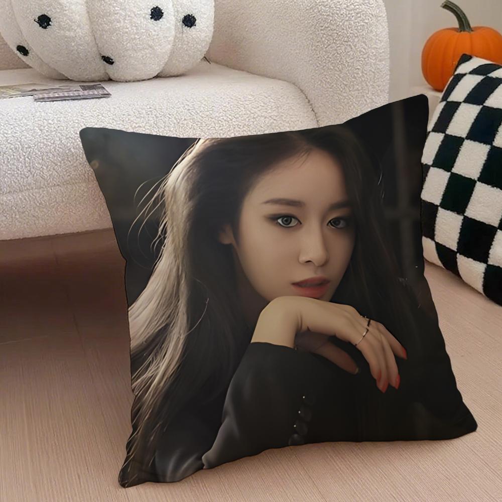 singer sexy PPark Jiyeon Cushion Cover Throw Pillow Cover Hidden Button Durable Polyester Chair Cushion