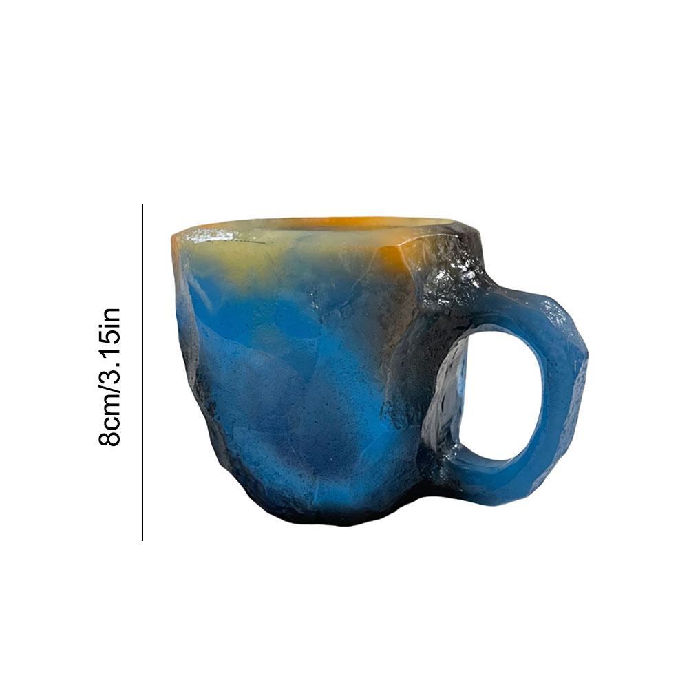 Coffee Mugs Imitation Mineral Crystal Elegant Imitation Mineral Cup Multi-use Imitation Mineral Crystal Mug for Home Office