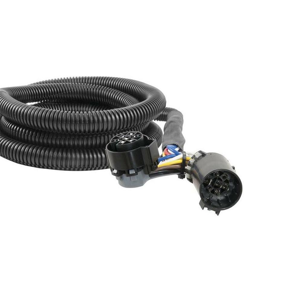 56070 7' Custom Wiring Extension Harness Adds 7-Way For RV Blade to Truck Bed