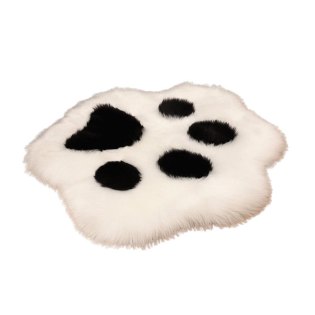 Bedroom Carpet Cartoon Animal Paw Bedside Sofa Irregular Area Rug Door Washable Floor Mat for Household Hotel Accessories