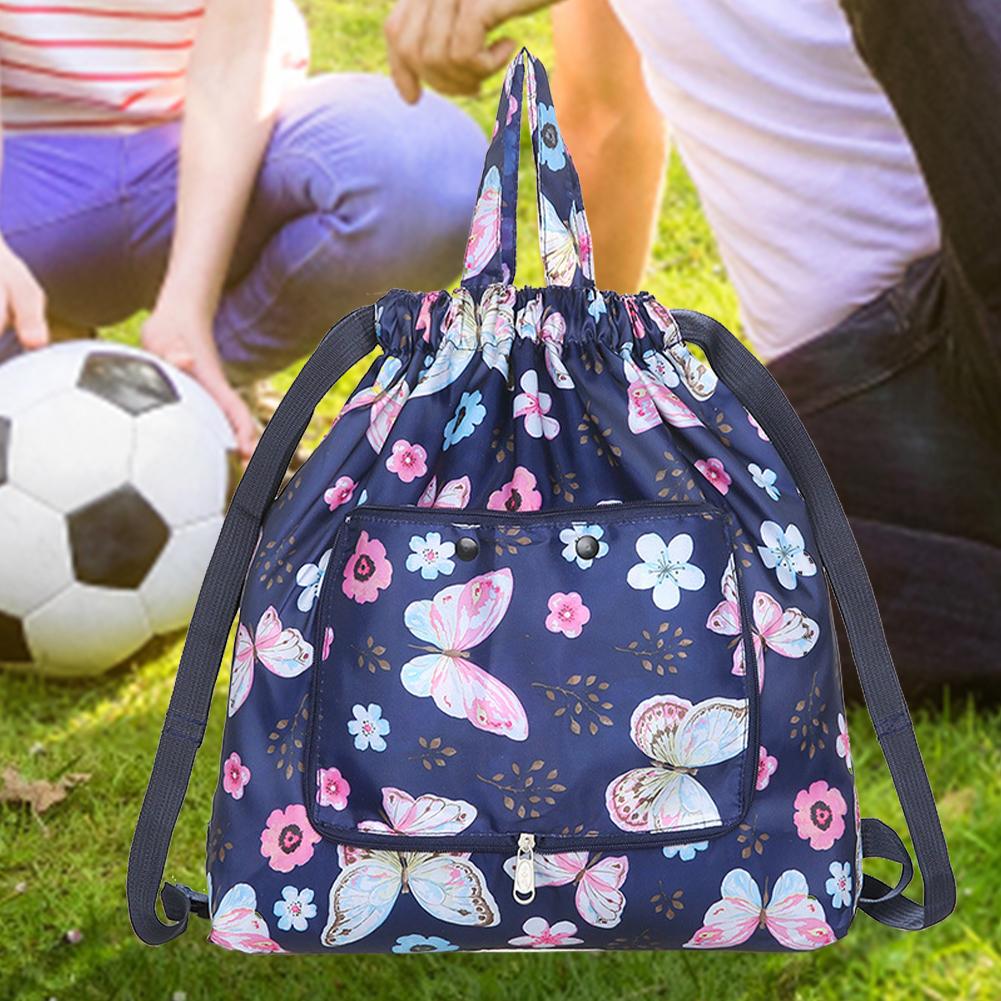 

Баскетбольные сумки для йоги на шнурке, складной рюкзак, легкий для тренировок, бега