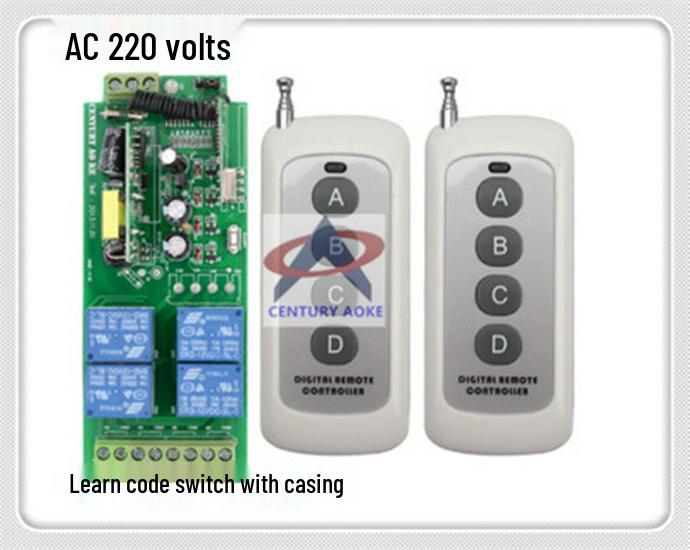 AC 220V 4-Way Wireless Remote Control Switch Wireless Remote Switch