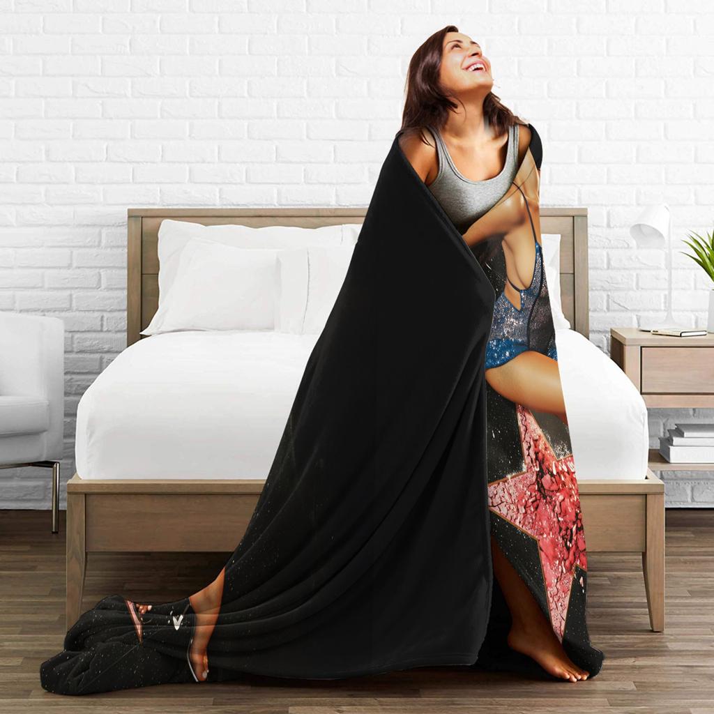 Tate McRae Warm Blanket Canadian Singer Camping Plush Throw Blanket Comfortable Bedroom Flannel Bedspread Sofa Bed Cover